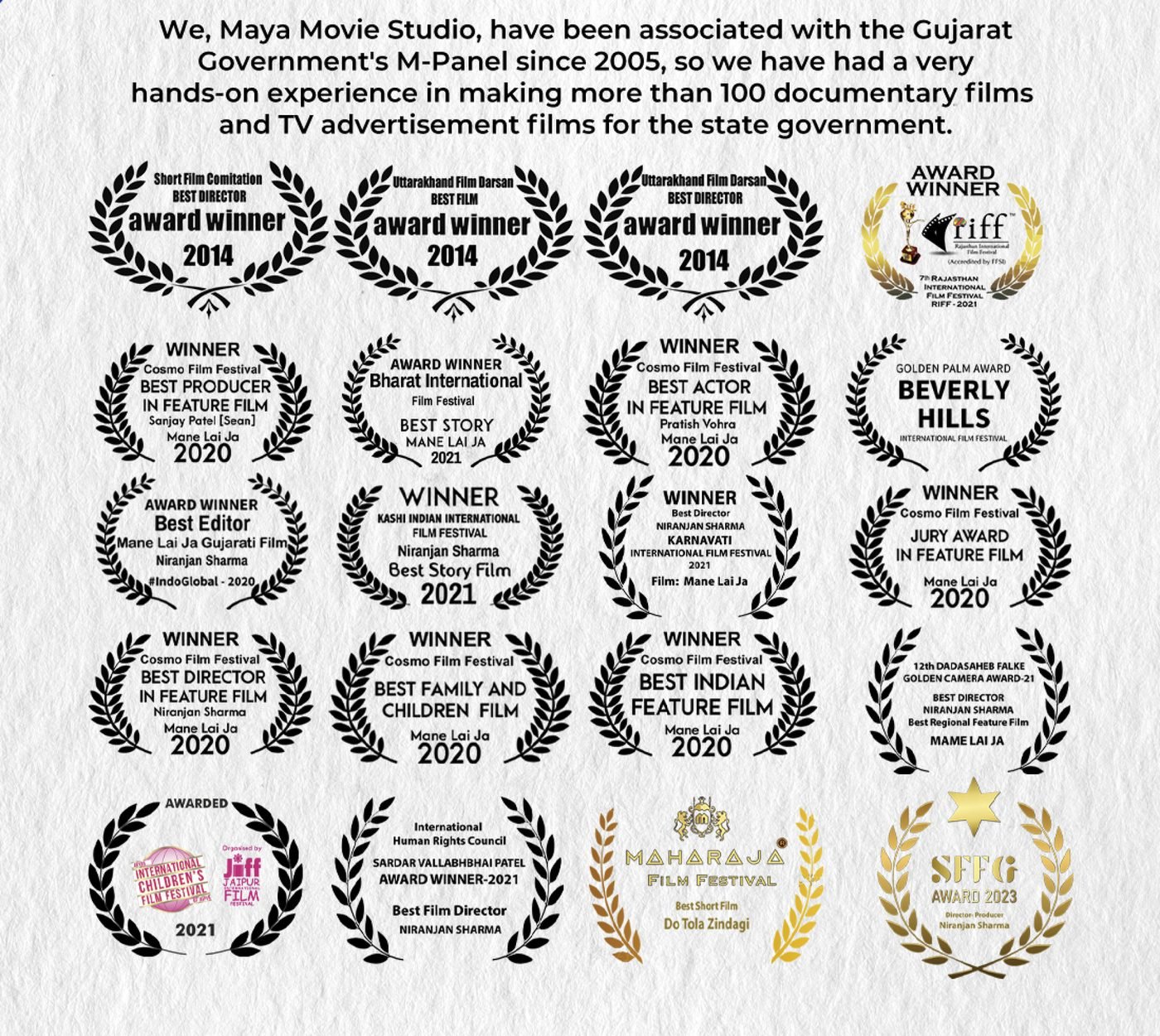 Maya Movie Studio awards